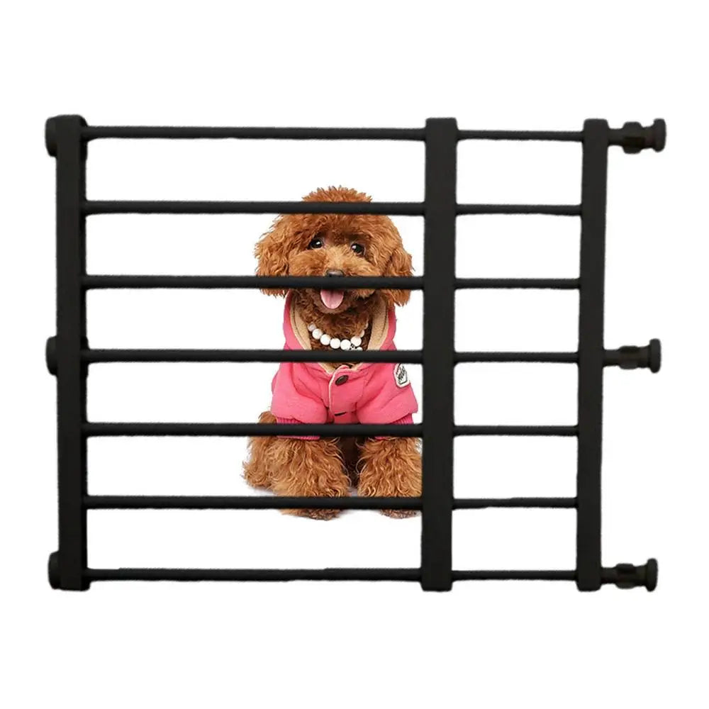 Retractable Pet Dog Gate Punch Free Puppy Fence Child Barrier Freestanding Dog Gates For Small Medium Dog Pet Cat Dog Fence Gate