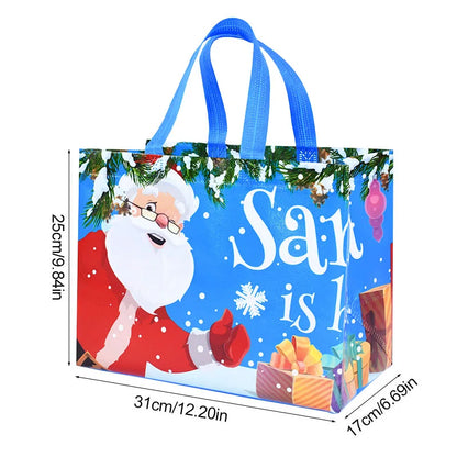 Christmas Gift Bag Santa Claus Snowman Candy Gift Packaging Bag, Merry Christmas Party Home Decor