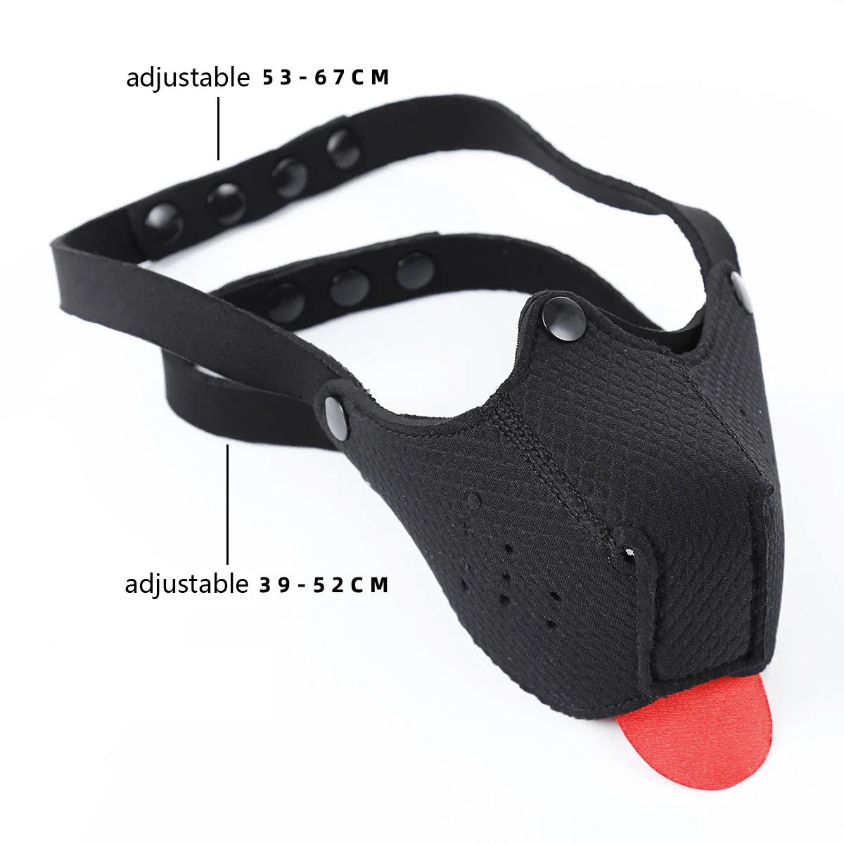 Detachable Mouth Gag Hood, Puppy Play Mask, BDSM Bondage Fetish Toys for Women Men