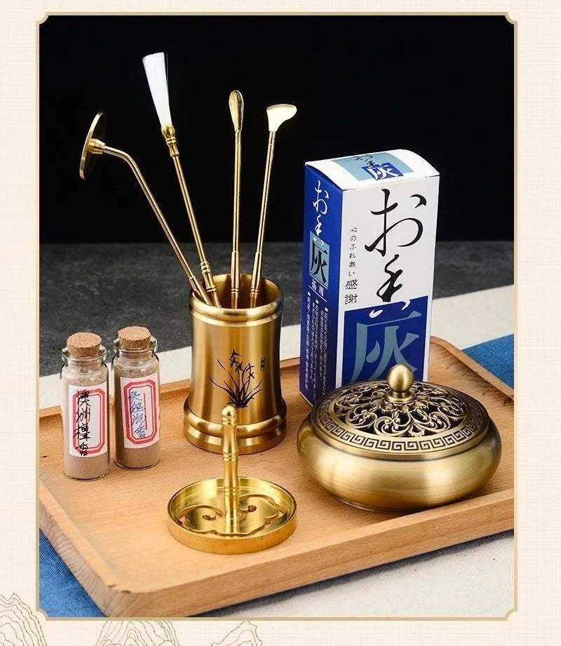 New Incense Burner Set Aromatherapy Production Kit Agarwood Sandalwood Incense Seal Mold Yoga Meditation Home Aromatherapy