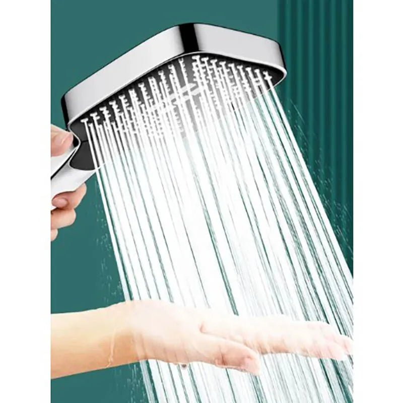 Adjustable Shower Head 3 Mode Rainfall Shower Large Flow Showerhead High Pressure Water Saving Shower Mixer Bathroom Accessories