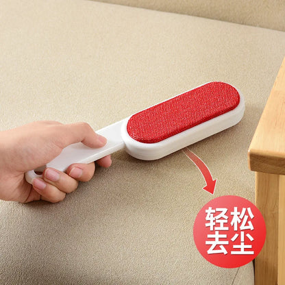 Self-cleaning Lint Sticking Roller 2 Sides Dedusting Brush Pet Hair Remover Brush Removing Dog Cat Hair from Sofa Carpet Clothes