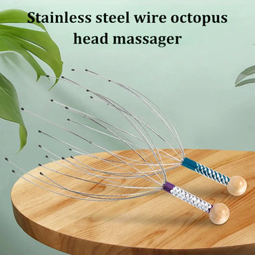 1PC Random Color Pet Massage Claw Head Massager Head Scratching Octopus Scalp Non Soul Extractor Divine Tool For Extracting