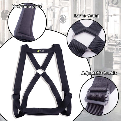 Barbell Plates Weighted Vest Strap for Home Pull-ups Plank Push-ups Weight Training Workout Portable Fitness Equipment