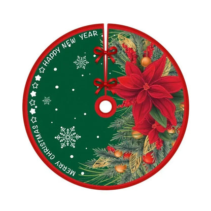 Christmas Decoration Tree Skirt Santa Claus Elk Snowman Xmas Wreath Tree Skirt Natal Navidad Merry Chritmas Happy New Year 2025