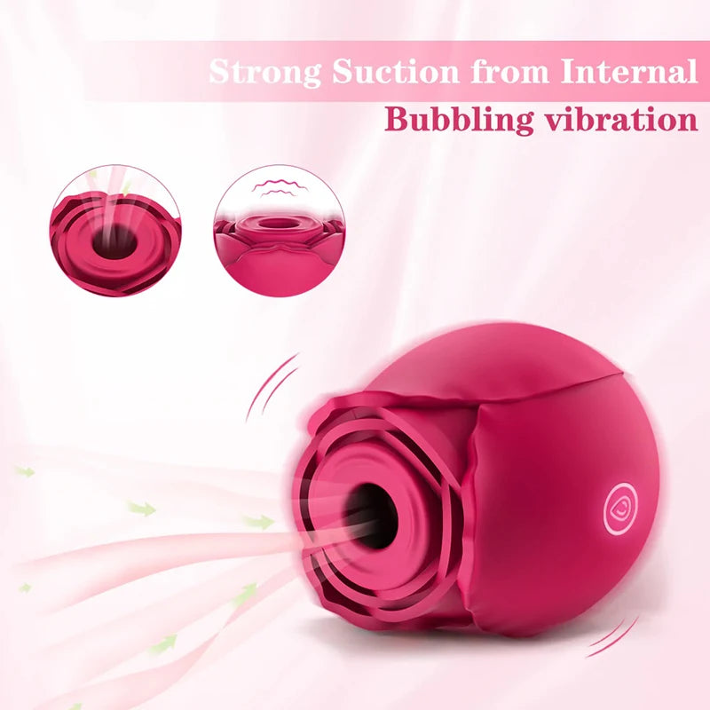 Rose-toy Swing Tongue Licking Vibrator Female Powerful Oral Nipple Clitoris Stimulator Massager Adults Goods Sex Toys for Women