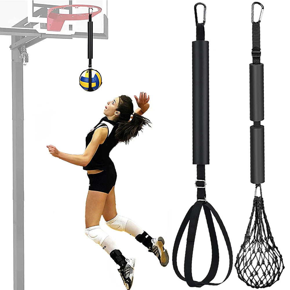 Volleyball Spiking Training Aid Adjustable Belt  Serve Training Equipment Bouncing Train Rope Beach Volleyball Accessories