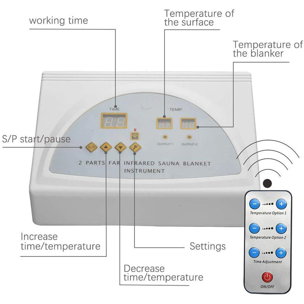 Electric Sau-na Blanket Professional Digital Loss Weighted Electric Blanket for Home beauty salon