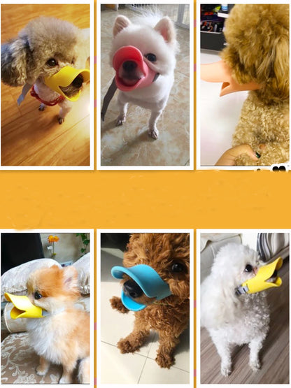 Dog Muzzle Silicone Duck Muzzle Mask for Pet Dogs Anti Bite Stop Barking Small Large Dog Mouth Muzzles Pet Dog Accessories