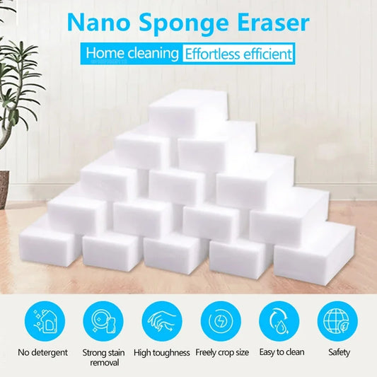 Melamine Sponge Magic Sponge Eraser Cleaner Cleaning Sponges for Kitchen Bathroom Cleaning Tools 10*6*2cm