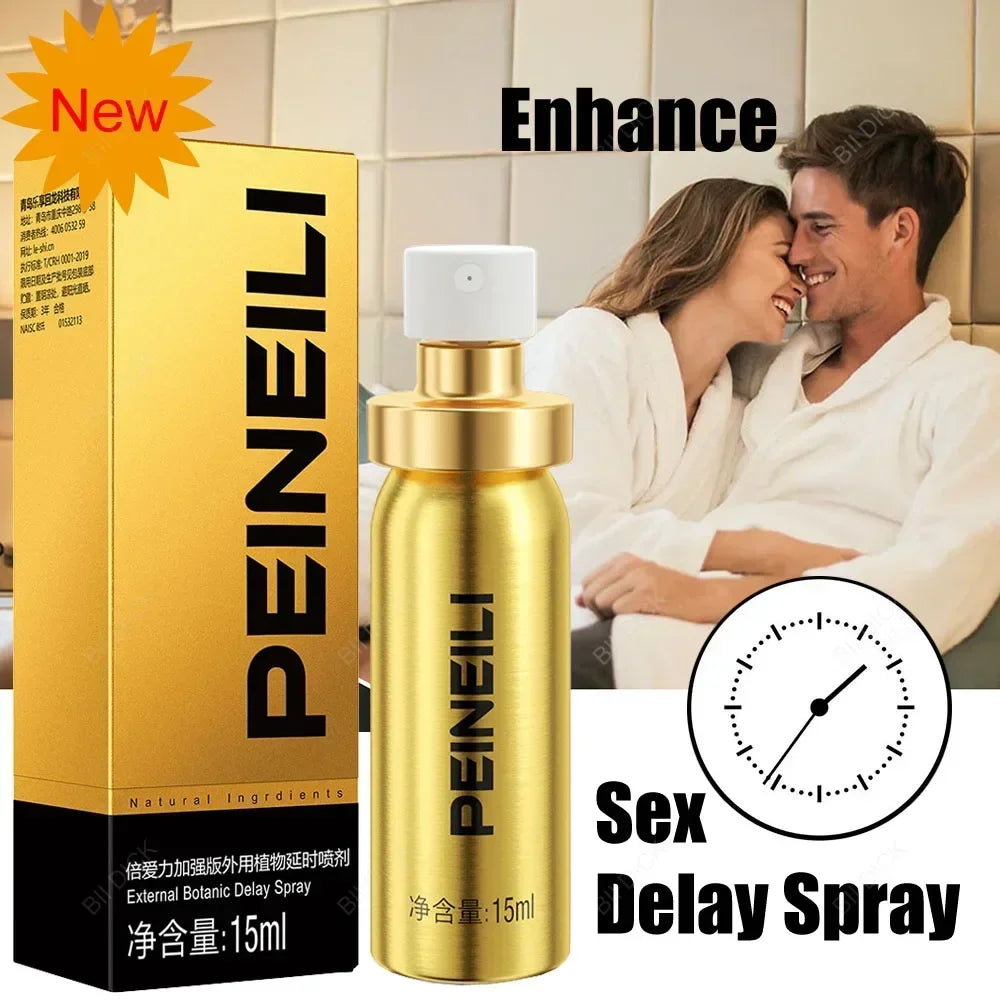 Sex Delay Spray for Men Erection Cream Male External Use Premature Ejaculation Prolong 60 Minutes Penis Enlargment Oil