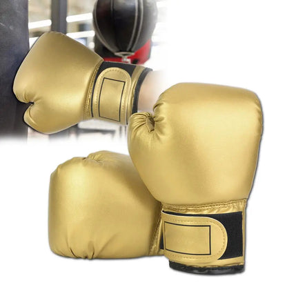 Kids Boxing Gloves Sandbag Sparring Mitts - Leather MMA Muay Thai Training Gear for Children