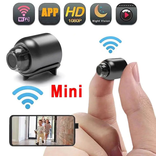 Mini Camera 1080P HD WiFi Wireless HD Night Vision Camera Home X5 Remote Camera Kids Pet Safety Monitoring No memory card