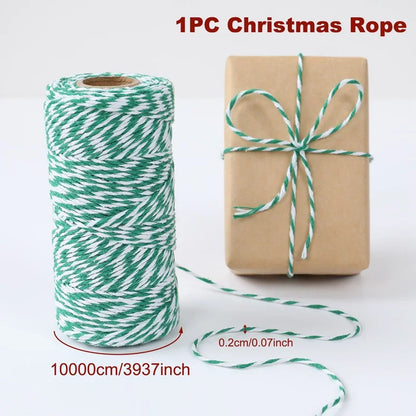 Christmas Wrapping String Rope Merry Christmas Decoration