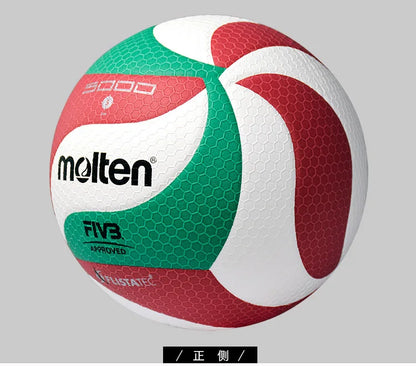 Original Molten V5M5000 Volleyball Standard Size 5 PU Ball for Students Adult and Teenager Competition Training Outdoor Indoor