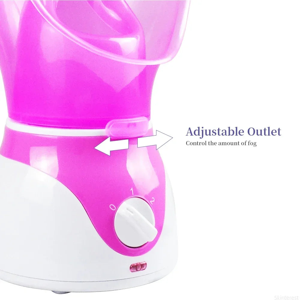 Multi-function Facial Steamer Humidifier Sprayer Moisturizing  Beauty SkinCare Deep Cleanse SPA Nano Ionic Hot Mist Face Steamer