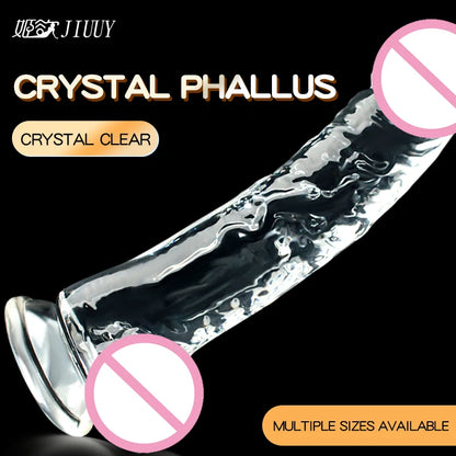 Realistic Dildo With Suction Cup Huge Jelly Fake Dick Big Penis Dildos Sex Toys for Woman