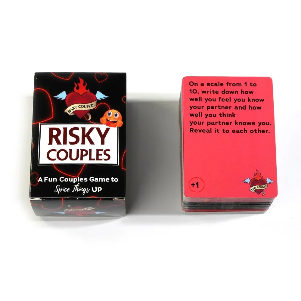 Risky Couples Super Fun Couples Game For Date Night 150 Spicy Dares  Questions For Your Partner Romantic Anniversary Card Game