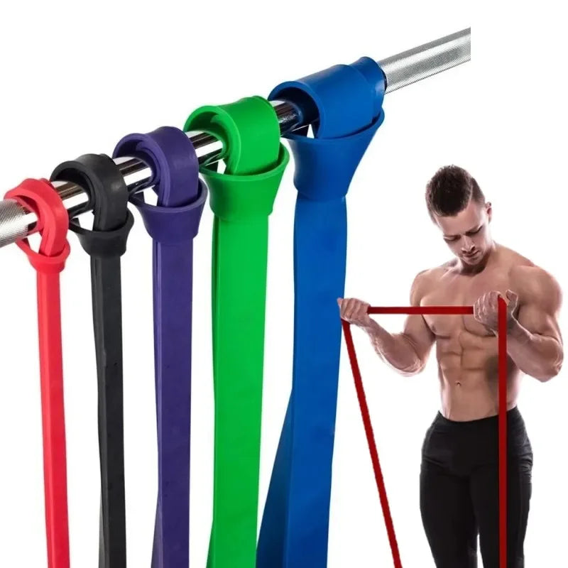 Tough Latex Resistance Band Elastic Exercise Strength Pull-Ups Auxiliary Band Pilates Gym Fitness Equipment Strengthening Train