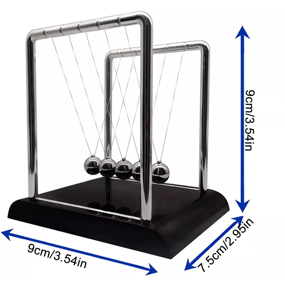 Newton's Cradle Balance Steel Ball Teaching Supplies Physics Science Pendulum Desktop Toys Stress Relief Gifts Home Decoration