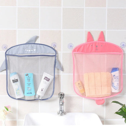 Dinosaur Animal Baby Bath Toys Organizer Kids Tidy Storage Suction Bathroom Bathtub Doll Hanging Bag Basket Mesh Bag Water Toys