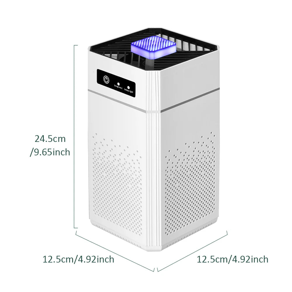 Smart Air Purifier Negative Ions Generator Nano Filtration Formaldehyde Removal Intelligent Secondhand Smoke Air Ozonizer