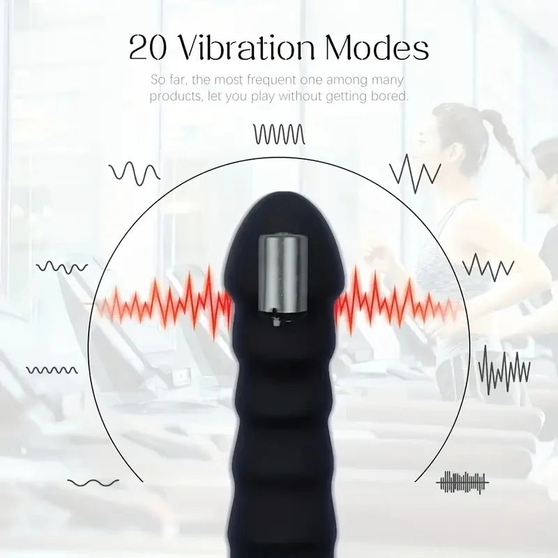 Wave Vibrator Female Masturbator Sex Massage Stick 20 Mode Adjustable Into Sex Toy Masturbation Stick Flirting Supplies