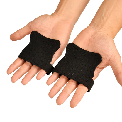 Leather Weight Lifting Training Gloves Palm Protection Women Men Fitness Sports Gymnastics Grips  Pull Ups Weightlifting Workout