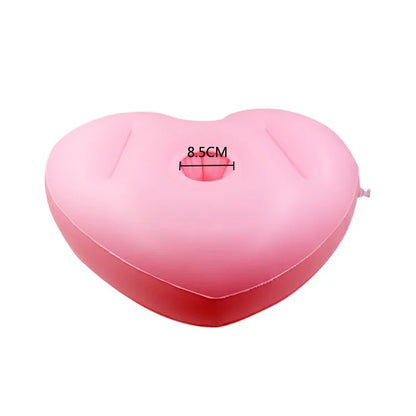 Heart Shaped Inflatable Sex Furniture Dildo Base Erotic Chair Adult Products Love Position Seat Unisex Sex Toys for Women Men 18