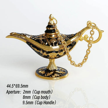 Aladdin Lamp Decoration European Vintage Home Decoration Metal Crafts God Lamp Wishing Lamp Banquet Decoration Ornaments