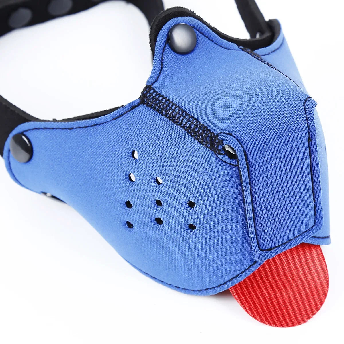 Detachable Mouth Gag Hood, Puppy Play Mask, BDSM Bondage Fetish Toys for Women Men