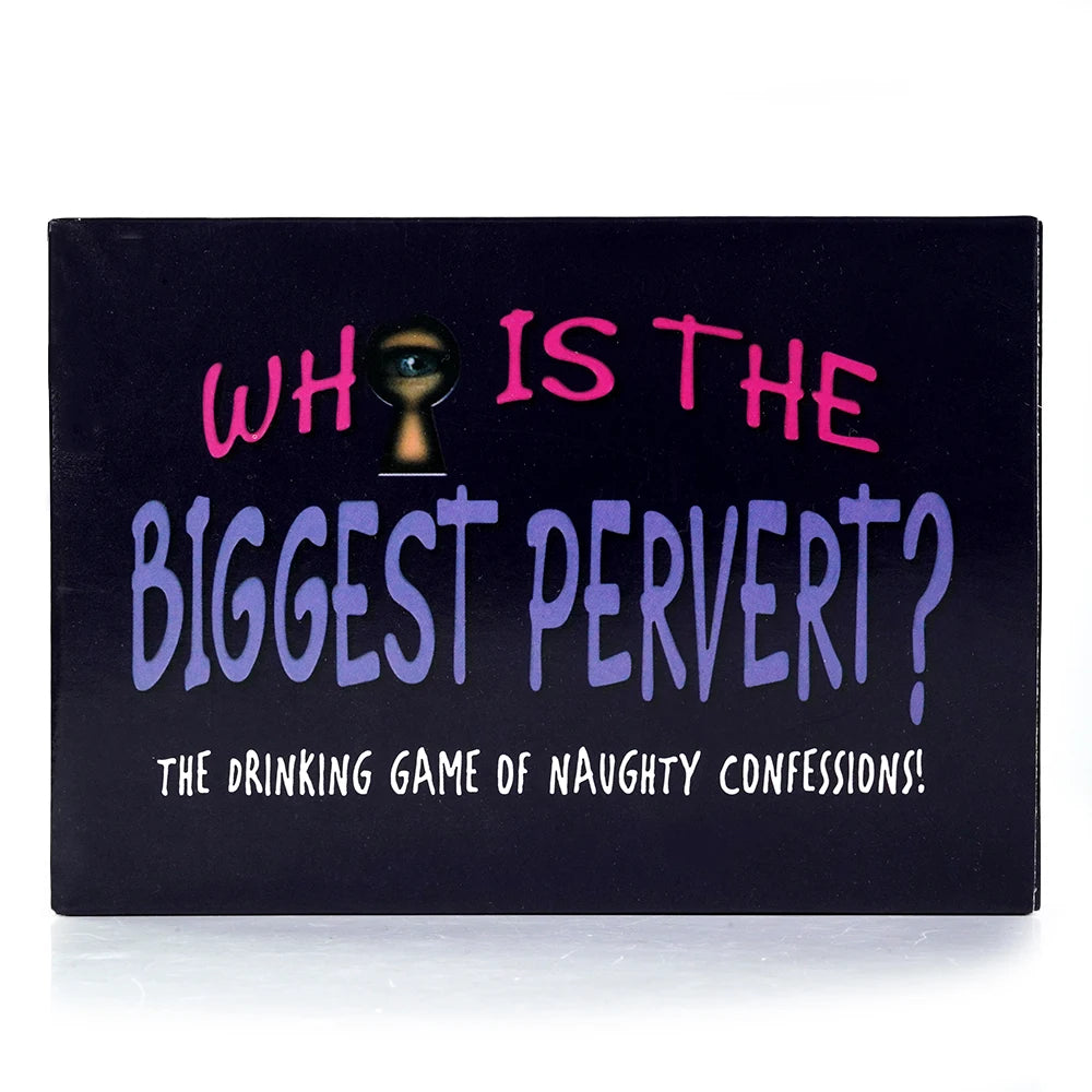 Newest Who Is The Biggest Pervert Card Game Popular Adult Board Game Party Game Questions