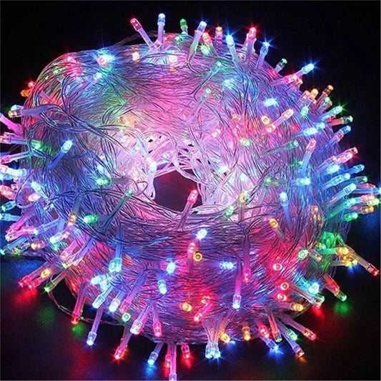 Holiday Led Christmas Lights Outdoor 20M 10M 220V EU Led String Lights Decoration For Party Holiday Wedding Garland