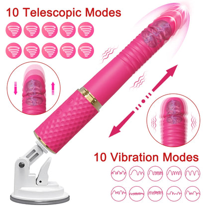 Sex Machine Telescopic Dildo Vibrator Automatic Up Down Massager G Spot Thrusting Retractable Vaginal Toy Female Masturbation