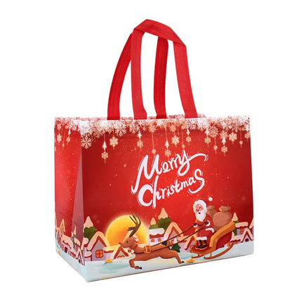 Christmas Gift Bag Santa Claus Snowman Candy Gift Packaging Bag, Merry Christmas Party Home Decor