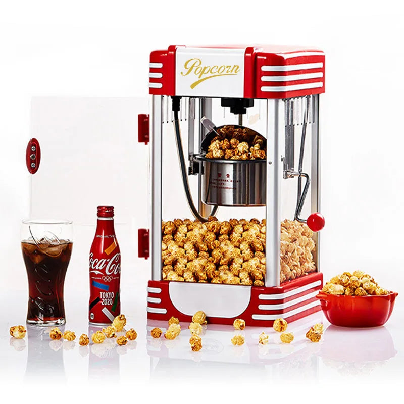 Household Small Hot Air Popcorn Maker Electric Popcorn Popper for Party