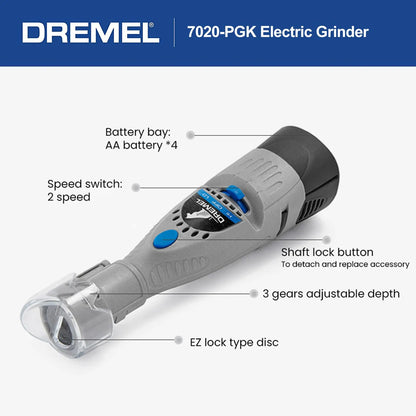 Dremel Electric Dog Nail Grinder Pet Nail Clippers Rechargeable USB Charging Cat Paws Nail Grooming Trimmer Tools Pet Supplies