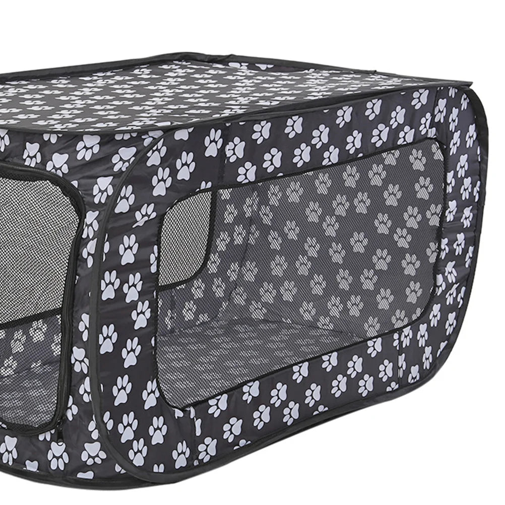 Outdoor Doghouse, Soft Dog Crate, Small Dog Playpen, Dog Tent, Fabric Dog Crate, Dog Enclosures, Rectangle Cat Tent