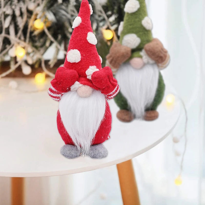 Santa Claus Doll Christmas Decorations Home Decor Table Elk Doll Christmas Ornaments Xmas Gifts