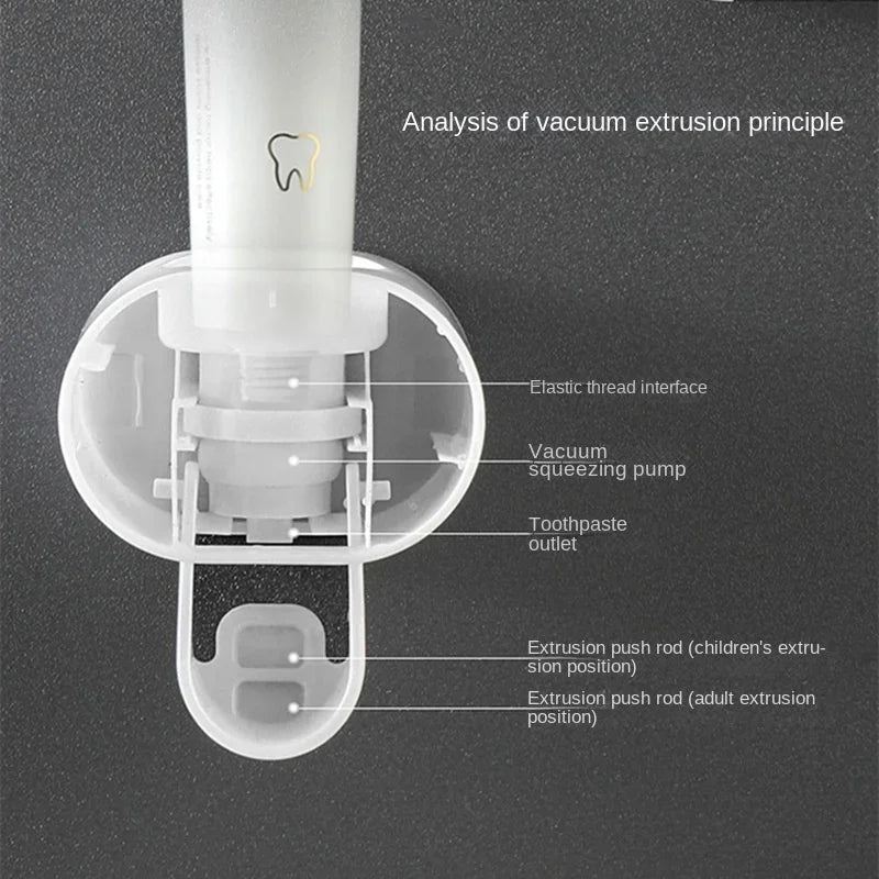 Automatic Toothpaste Dispenser Bathroom Accessories Toothbrush Holder for Home Bathroom Dental Cream Dispenser