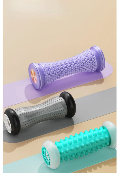 Foot Massager Massage Roller Yoga Massage Ball Plantar Fascia Roller Muscle Relaxation Care Plastic Manual Foot Massager