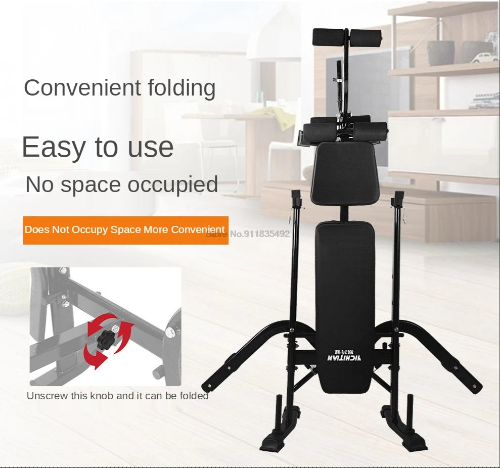 Home Multifunctional Dumbbell Training Fitness Equipment Weight Bench Press Squat Rack Barbell Bench Press