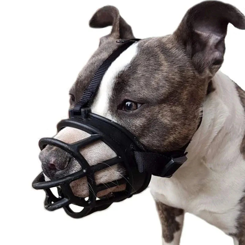 Soft Silicone Pet Dog Muzzle Anti-biting Stop Barking Chewing Mask Adjusting Pets Muzzles for Small Medium Large Dog Supplies