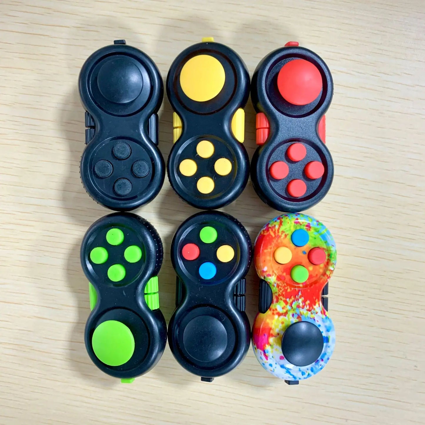 New Premium Quality Fidget Controller Pad with 8 Fidget Functions Game Focus Toy Cube Relieves Stress and Anxiety Toys for Gifts