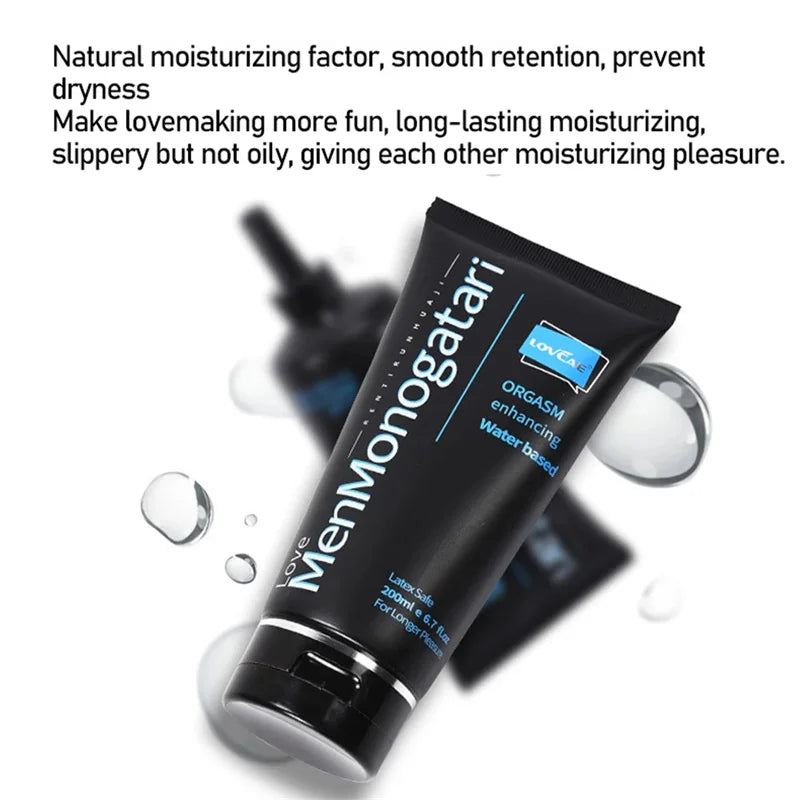 Water Based Lube, Personal Lubricant, Stays Put with No Drip, Sex Lube for Long-Lasting Pleasure for Men, Women and Couples