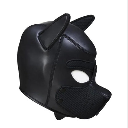 Detachable Mouth Gag Hood, Puppy Play Mask, BDSM Bondage Fetish Toys for Women Men