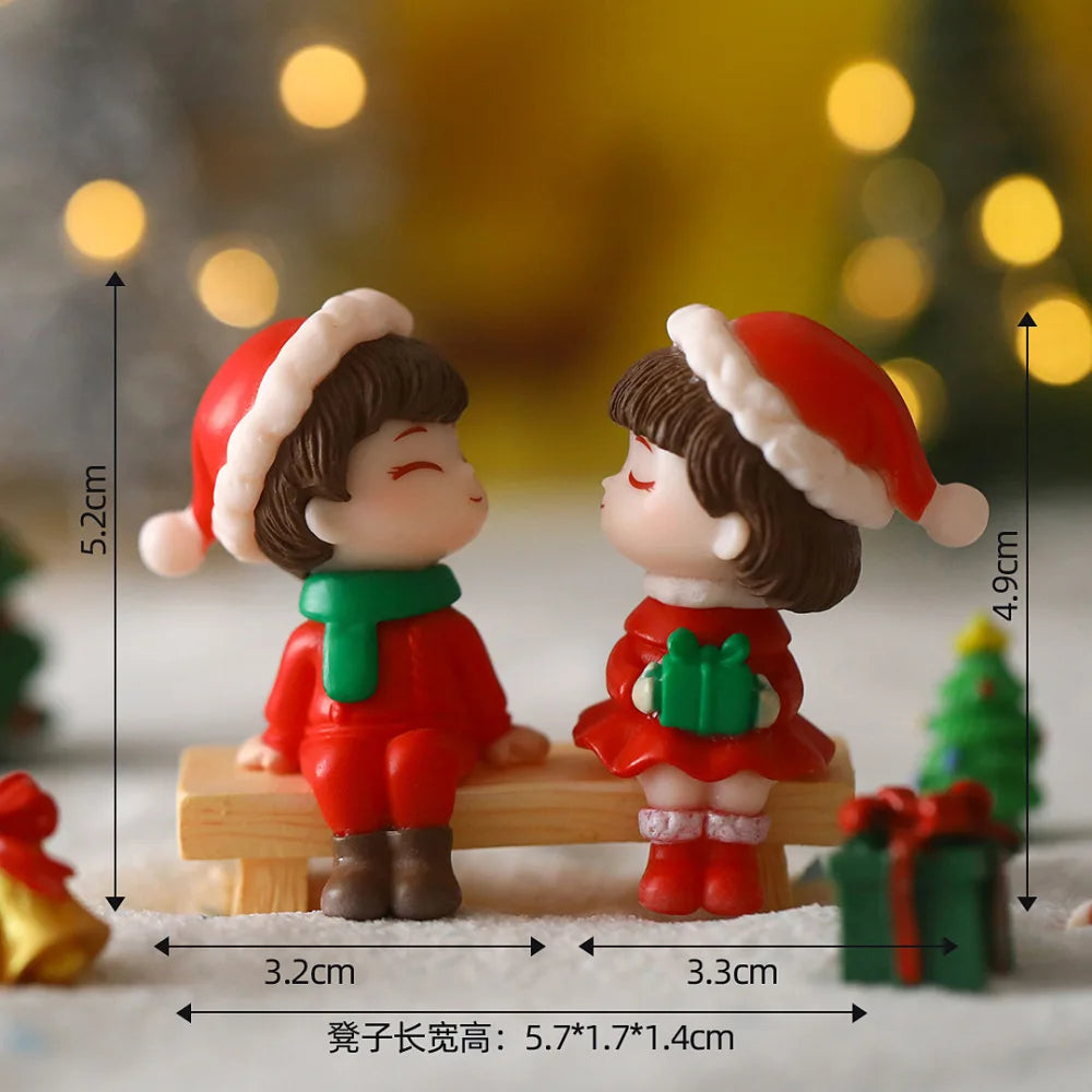 1pc Merry Christmas Couple Decorations For Home New Year Christmas Tree Ornaments Christmas Decorations 2023 Garland