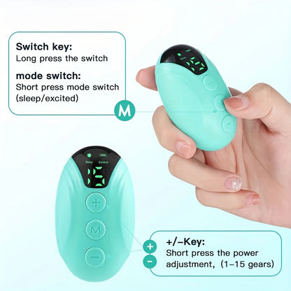 Smart Sleep Instrument Anxiety Relief Neuro Sleep Nerves Insomnia Soothe Device Healthy Pulse Stimulation Hand Held Sleeping