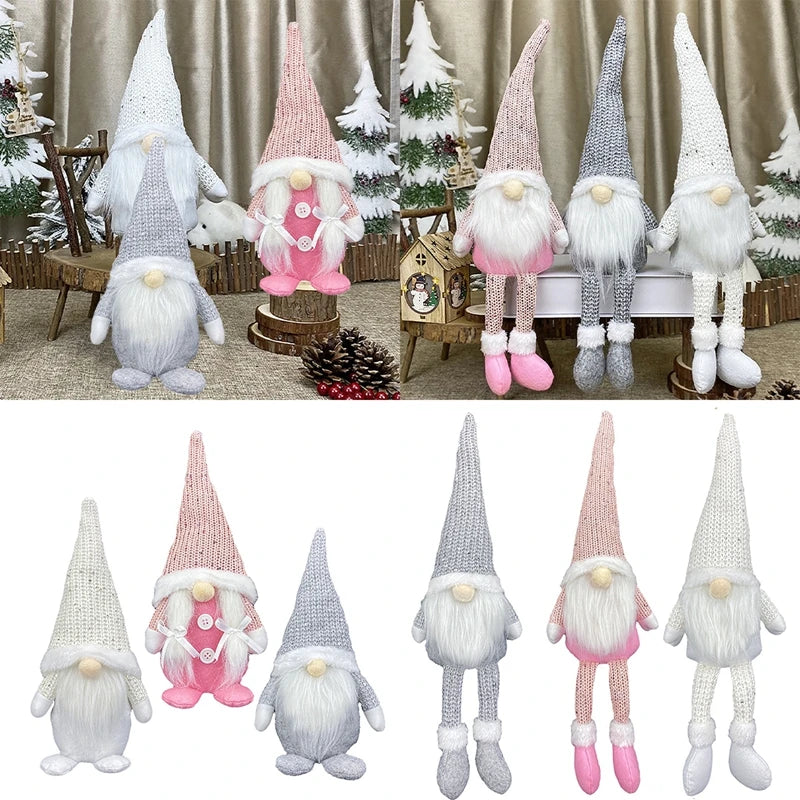 Santa Claus Doll Christmas Decorations Home Decor Table Elk Doll Christmas Ornaments Xmas Gifts