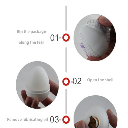 Male Pocket Pussy Masturbation Eggs Portable Stimulating Penis Massager Silicone Stretchable Masturbator Adult Sex Toys for Men